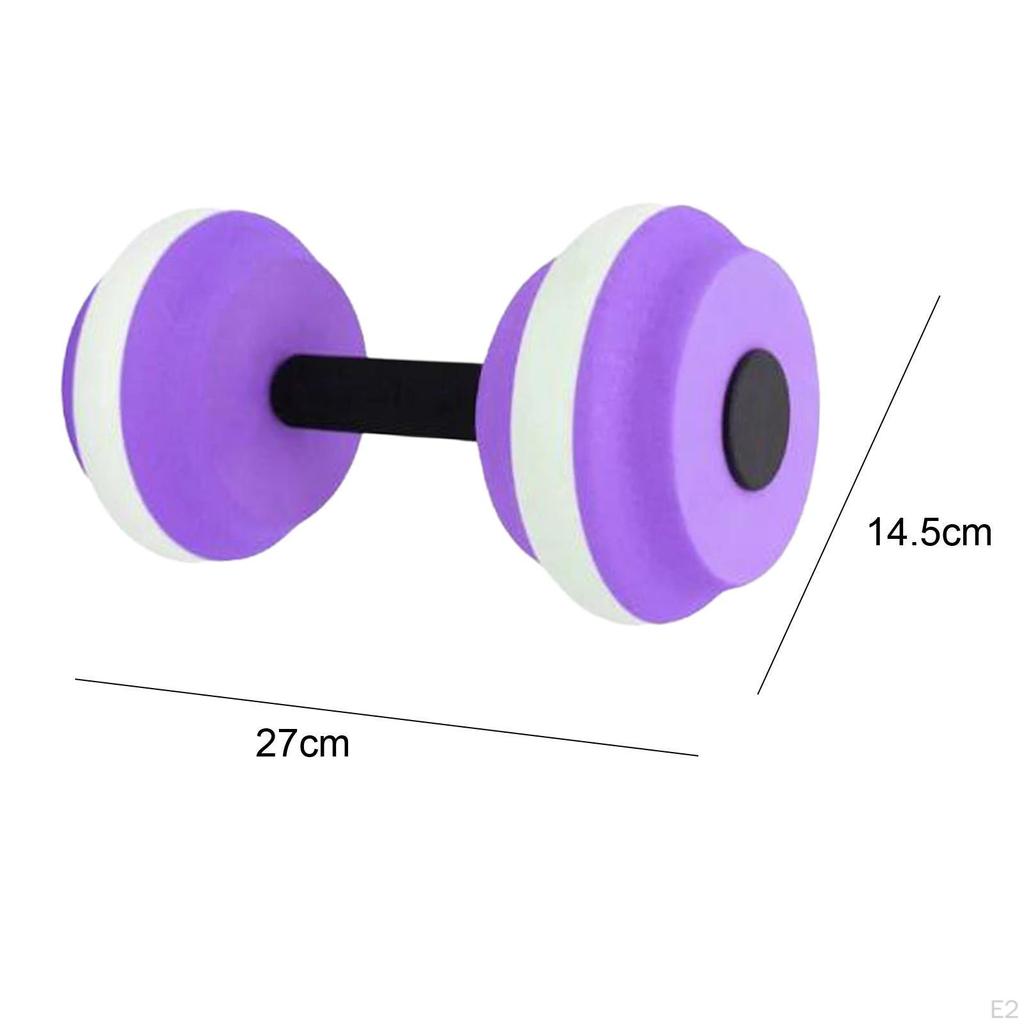 Aquatic Dumbbell Hand Bar Lightweight Resistance Men Women Pool Dumbbells Swim Barbell for
