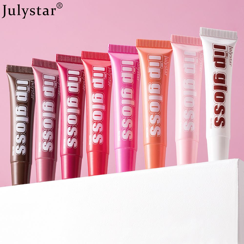 Fruit Lip Gloss 4 Pcs Set Lip Moisturizing Lip Glaze Moisturizing Hydrating Lip Oil Makeup