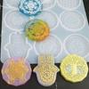 Home Decorations Hamsa Hand Epoxy Silicone Molds Resin Mold Keychain Pendant Casting