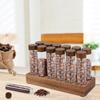 Coffee Accessories Tools Coffee Bean Can Display Rack Tea Tube Bottle Glass Espresso 6/12 Pcs Coffee Bottle