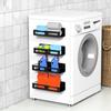 Multifunctional Refrigerator Magnetic Shelf Wrought Iron Kitchen Punch-Free Seasoning Hanger Bathroom Soap Shampoo Hanging Storage Rack Household