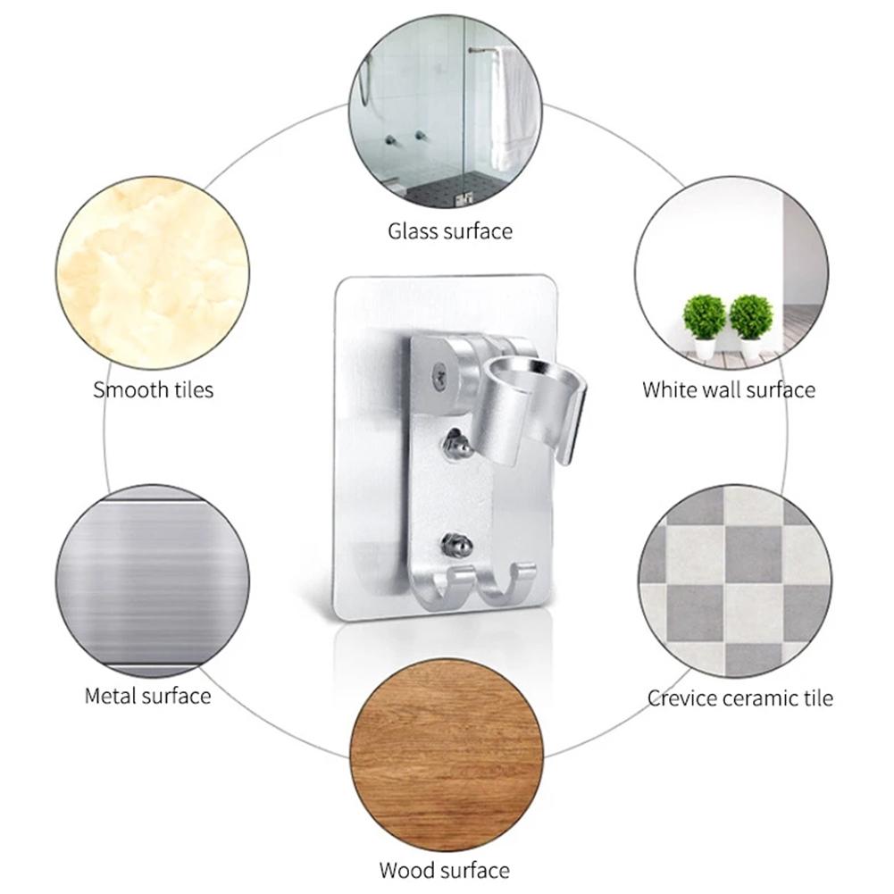 Shower Head Holder Home & Garden 1PC Adjustable Aluminum