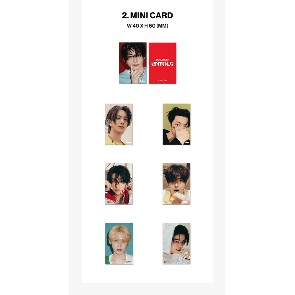 ENHYPEN Lenticular Mini Card & Tin Case Set (ROMANCE : UNTOLD)