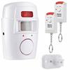 Wireless PIR Motion Sensor Detector Alarm With 2 Remote Controls Door Window For Home Shed Garage Carvan Alarm Security System
