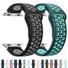 Sport Loop Strap For Apple Watch Band Ultra 2 49mm 44mm 40mm 41mm 45mm 42mm 38mm Silicone Bracelet Iwatch Series 9-8-7 6 5 4 SE