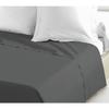 Flat Sheet 100% Cotton 240x300 Cm Dark Gray