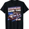 American Theme Sports Racing Car Gift Ideas for Car Racers T-Shirt