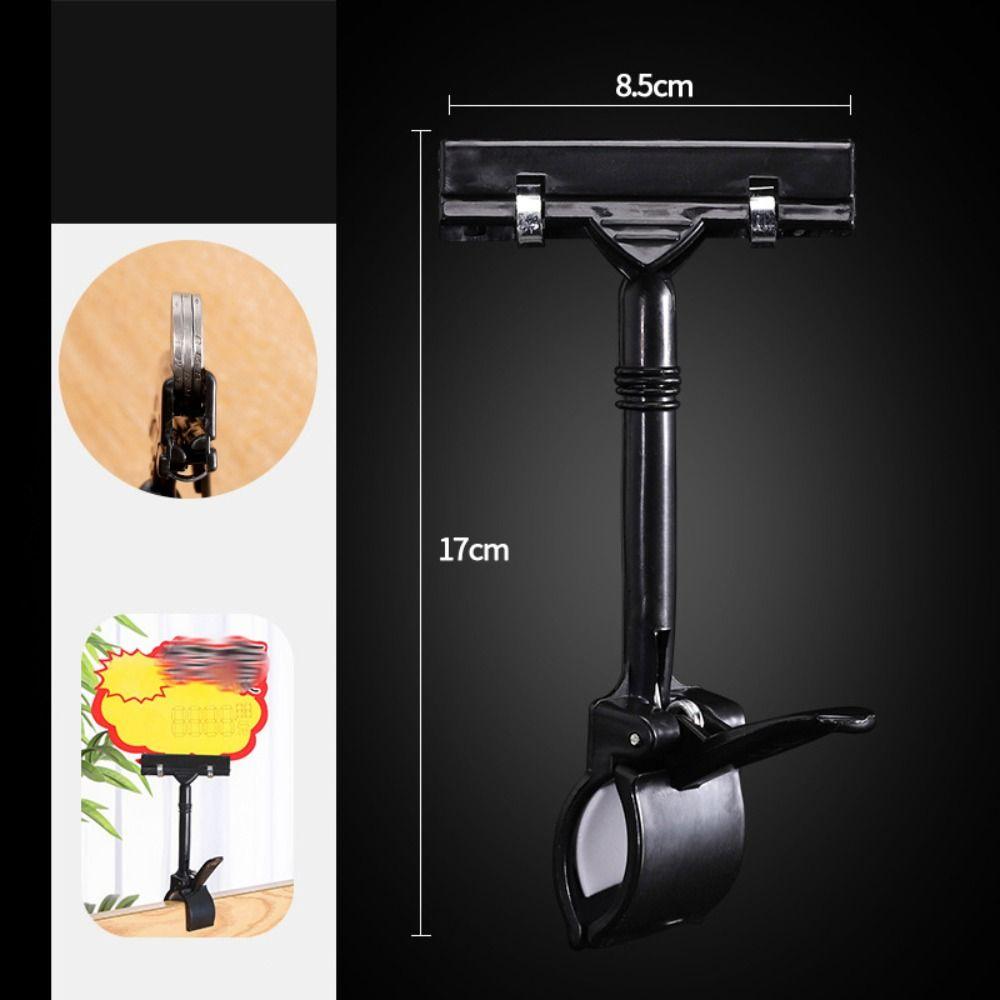 Adjustable Price Tag Clip Holder Colorful Advertising Display Support Supermarket
