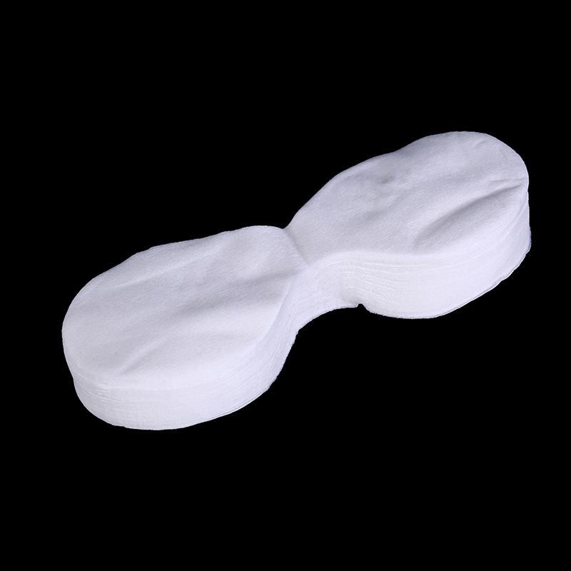 100Pcs Disposable Eye Mask Ultrathin Cotton Diy Natural Cotton Eye Paper Mask