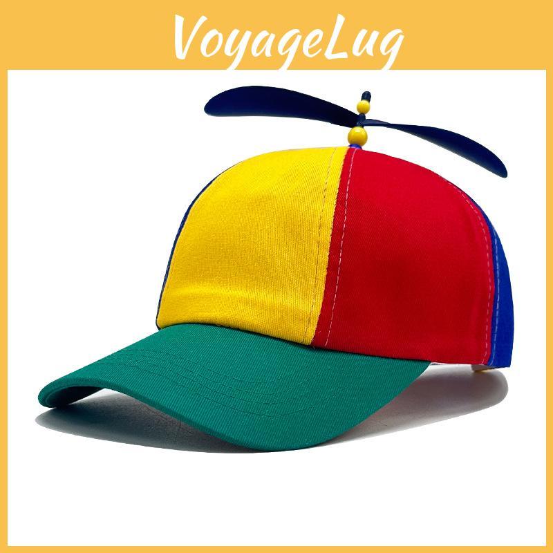 Block Propeller Color Baseball Cap Sun Protection Breathable Duckbill Gift Hat