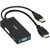 Adapter - LINDY - HDMI To DP/DVI/VGA Converter - Ultra HD 4K - Plug & Play - Multi-use