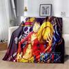 Anime One Piece 3D Printed Art Fleece Blanket for Beds Hiking Picnic Thick Quilt Fashionable Bedspread Fleece Throw Blanket