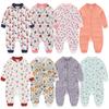 1Pieces Newborn Baby Boys Girls Romper Pajamas Infant Clothing Cotton Long Sleeve Print Comfy Jumpsuit Toddler Clothing
