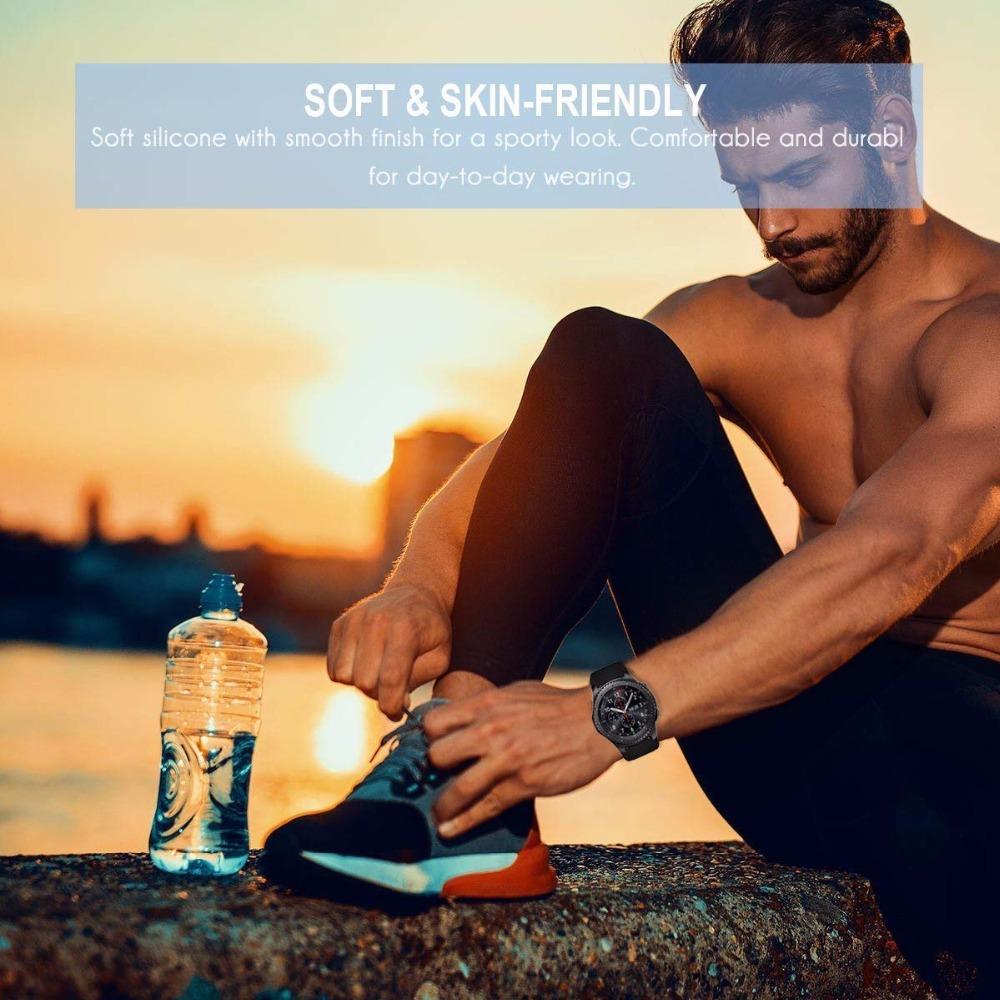 22mm Watch Band For Samsung Galaxy Watch 46mm 42mm Active 2 Gear S3 Frontier Strap Huawei Watch GT 2e Strap Amazfit Bip 47 44