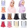 Travel Luxury Women Girls Shawl Headwear Plain Hijab Scarf Head Scarves Hijab Shawl Scarf Head Wrap