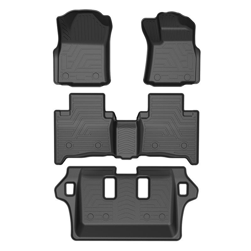 Waterproof Non-Slip Odorless Floor Mats for Toyota Fortuner 7-Seater RHD
