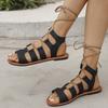 Fashion Women Lace Up Platform Sandals Women Trend Anti-slip Fashion Designer Shoes Slip On Casual Sandals New Summer Shoes for Women