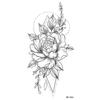 Fake Body Tattoo Temporary Body Art Universal Beautiful Rose Tattoo Decal Personal Use