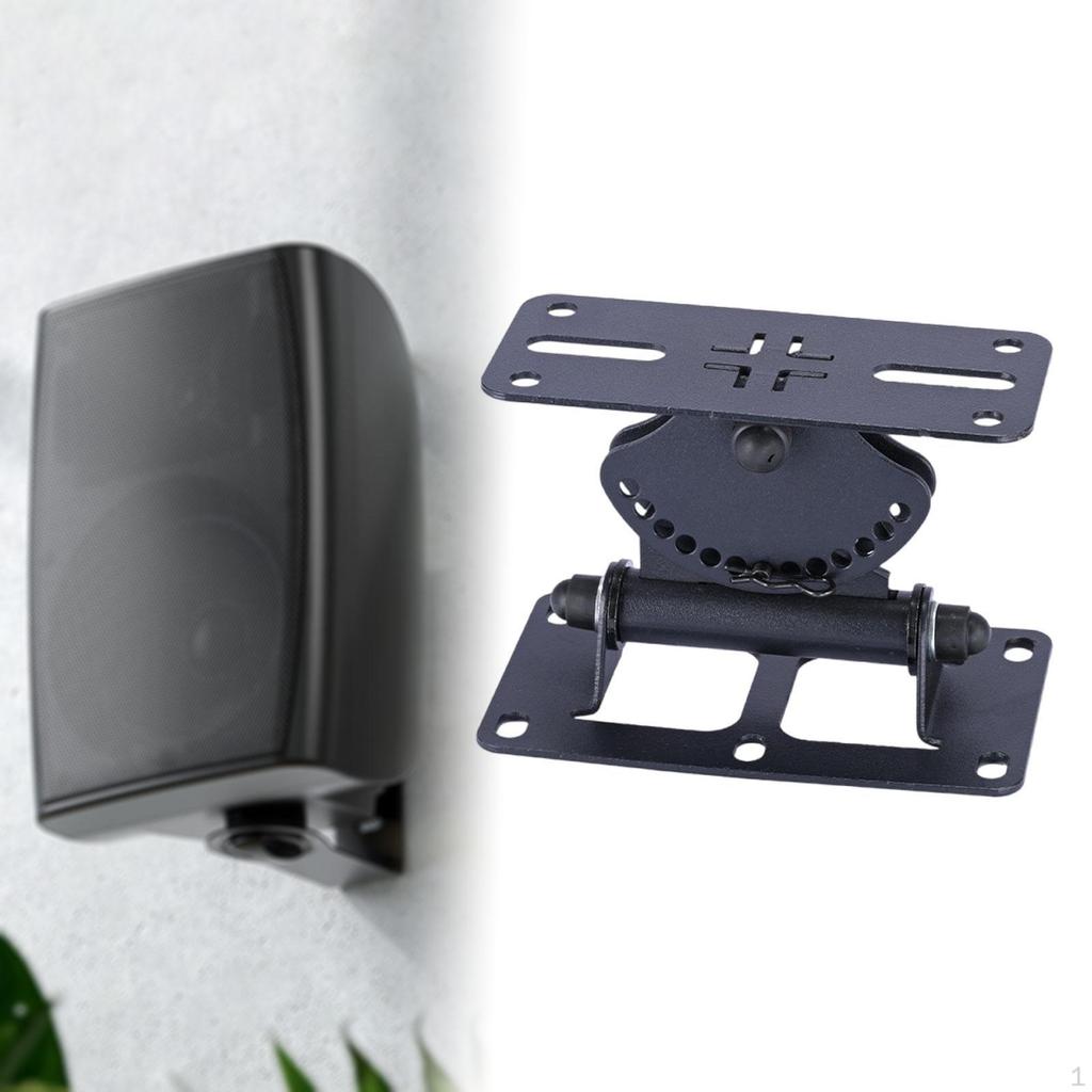 Speaker Wall Mount KTV Audio Shelf Adjustable Angle Holder Stand Universal Bracket for