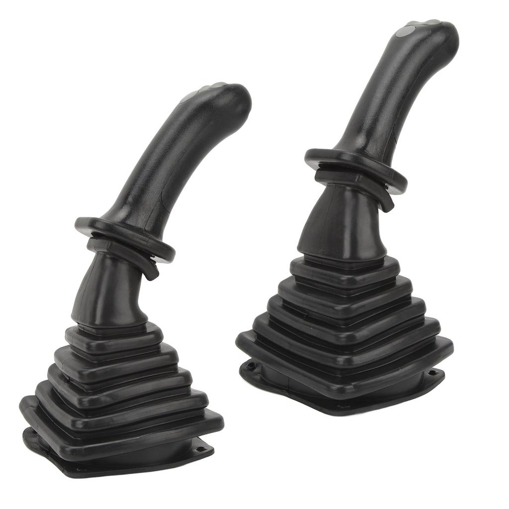2Pcs 3 Button Excavator Joystick Handles with Dust Cover Replacement for Doosan DH DX150 215 225 300 370‑9C