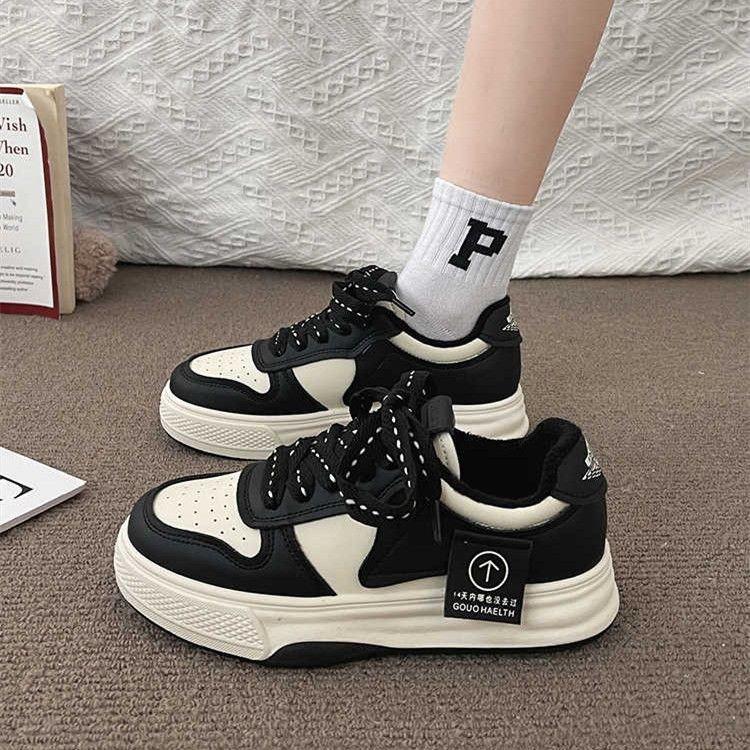 Women's Sneakers New Muffin Thick Bottom Color Matching Fashion Women's Shoes Casual Sports Shoes Shoes Woman 2024 Trend