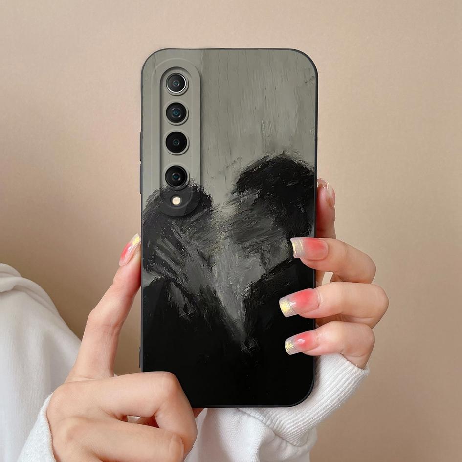 For Xiaomi Mi 10 11 Lite NE 10i 10T 11T 11X Pro Phone Case Cover Small Floral Pattern Shockproof Liquid Soft Silicone Anti Slip For Xiaomi Shell Capas