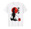 Samurai Japanese Red Eclipse Warrior Art T-Shirt