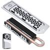 Радиатор для NVMe SSD 2280 GRAUGEAR для PS5, Сменная крышка слота расширения для PlayStation 5, Включает теплоотвод прямого касания, Медь, Алюминий и Пылезащиту, Легко