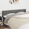 VidaXL Headboard with Ears Dark Grey 163x16x78-88 Cm Fabric3119209