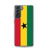 Coque Téléphone - Samsung - Galaxy S23 - Drapeau Ghana - Souple - Multicolore - Vertical