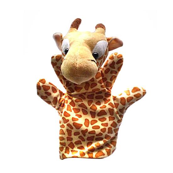 Funny Hand Puppet Toy Adorable Appearance Stuffed Animal Doll