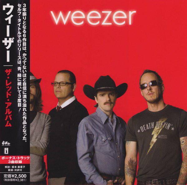 CD WEEZER - Weezer (Red Album) UICF1102 DGC, Interscope 2008 Japan Rock Used