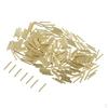 200 Pieces Copper Single Barrel Crimp Sleeves Connectors 1.0mm 2.5mm - Diameter