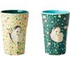 Rice Childrens Long Cup 480ml 2-piece Set, Butterfly Cream, Butterfly Green, 1 Set, Popular Korean Parenting Items