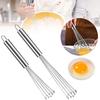Stainless Steel Wave Bead Whisk Set 10 Inch 12 Inch Rust-proof Comfortable Handle Easy-carry Manual Whisk Kitchen Baking Adult Sex Wear