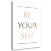 Canvas Print, Inscription Be Yourself