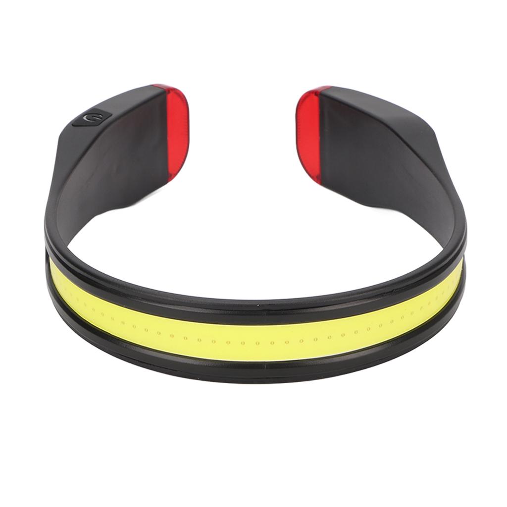 LED Headlamp Lightweight Soft Red Light IPX4 Waterproof Comfortable Portable COB Head Light for
