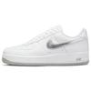 Air Force 1 Low Color of the Month - White Silver Unisex Sneakers Metallic-Silver Metallic-Gold DZ6755-100