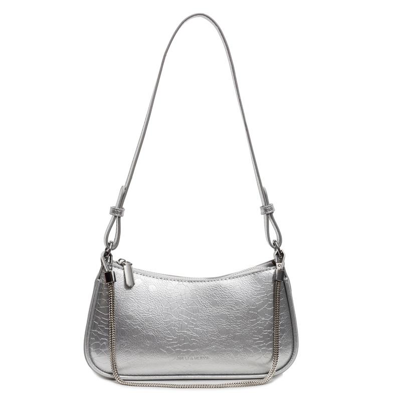 Textured Fashion Single Shoulder Underarm Bag Women's Summer New Simple Daily Work Commuter Bag