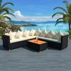 Day and Night - Day and Night 5-piece Garden Furniture Set and Black Synthetic Rattan Cushions