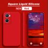 Роскошный жидкий силиконовый чехол для OPPO A15 A15S A18 A38 A58 A53 A52 Reno 10 5G A57 A77S A76 A78 A57S A96 4G 5G квадратный чехол