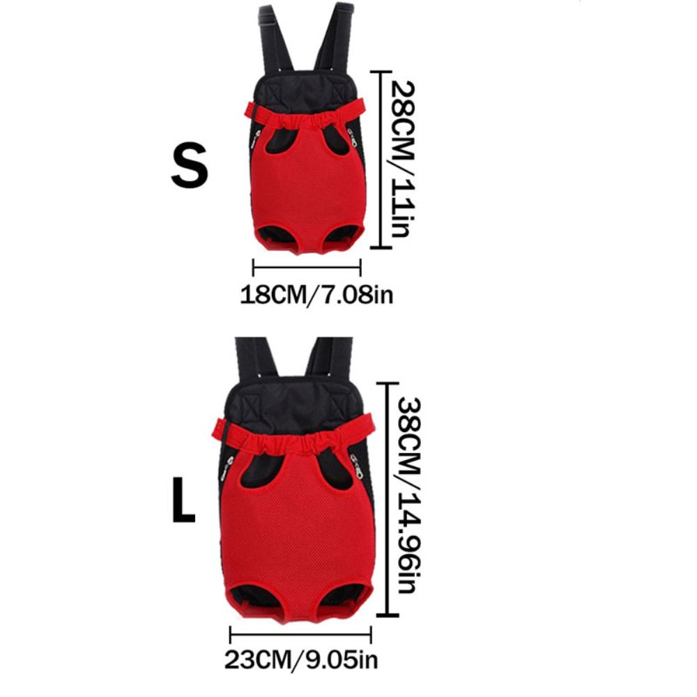 Portable Dog Backpack Carrier Puppies Pet Knapsack Legs Out Pet Carrier Backpack  Traveling
