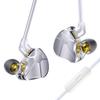 New Arrival Wired Yinyoo Earphones Wired High End CCZ BC04 10MM CNTD Wired Earphones Earphones Earphones Stereo Earphones Headphones 2pin Silver
