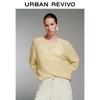 UR Women's Dopamine V-Neck Loose-Fit Knit Sweater