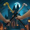 Halloween Snake Staff Egyptian Walking Stick Cane Halloween Party Pimp Cane Prop for Dress Up Cosplay Costume