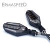 Motorcycle LED Turn Signal Lights 2PCS Universal Front Rear DRL Turn Signals Blinker Stop Lamp Indicator for Motorbike
