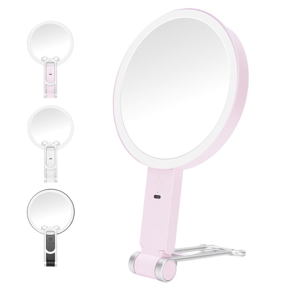 Lighted Magnifying Makeup Mirror Double Sided 1X 30X LED Mirror USB Rechargeable 3 Color Temperature