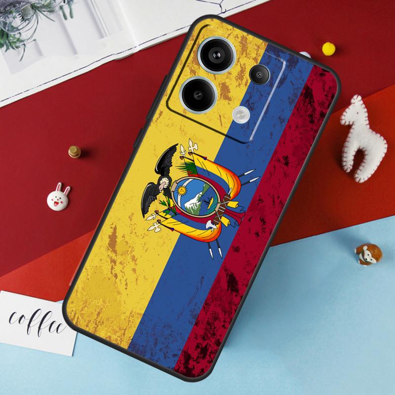 Ecuador Flag Case for Xiaomi Redmi Note 13 12 10 8 9 11 Pro 12S 10S 11S Redmi 13C 10A 10C 9C 12C Cover