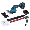2-in-1 Grass Shear & Shrubbery Trimmer 21V Handheld Electric Hedge Trimmer & Grass Trimmer Shrub Tri