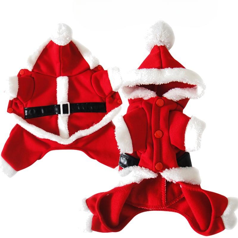 Santa Claus Pet Clothing, Christmas Hat Accessories, Dog Clothes, Hoodies, Dog Clothing, Pet Christmas Clothes